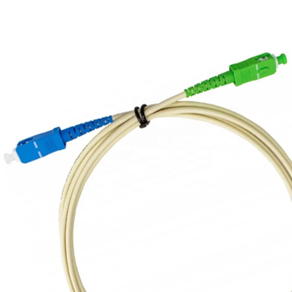 SC/A-SC/U Simplex G657A 3.0mm lvory jumpers